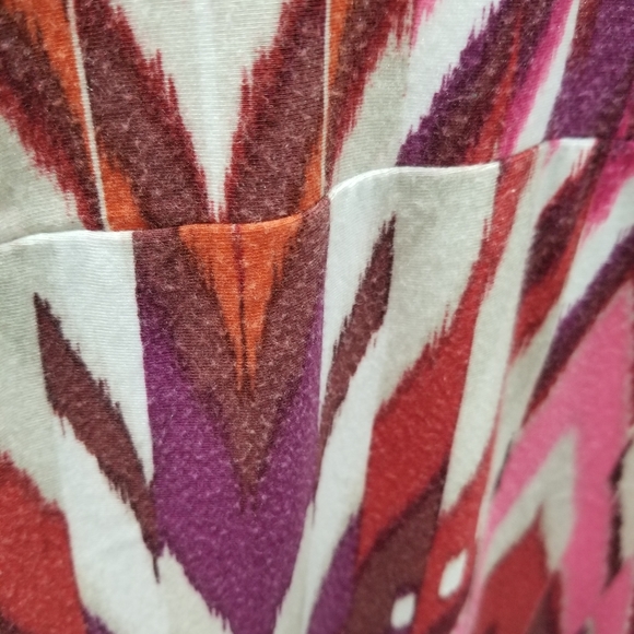 Athleta Sleeveless Dress Size Medium colorful. midi - Picture 4 of 6